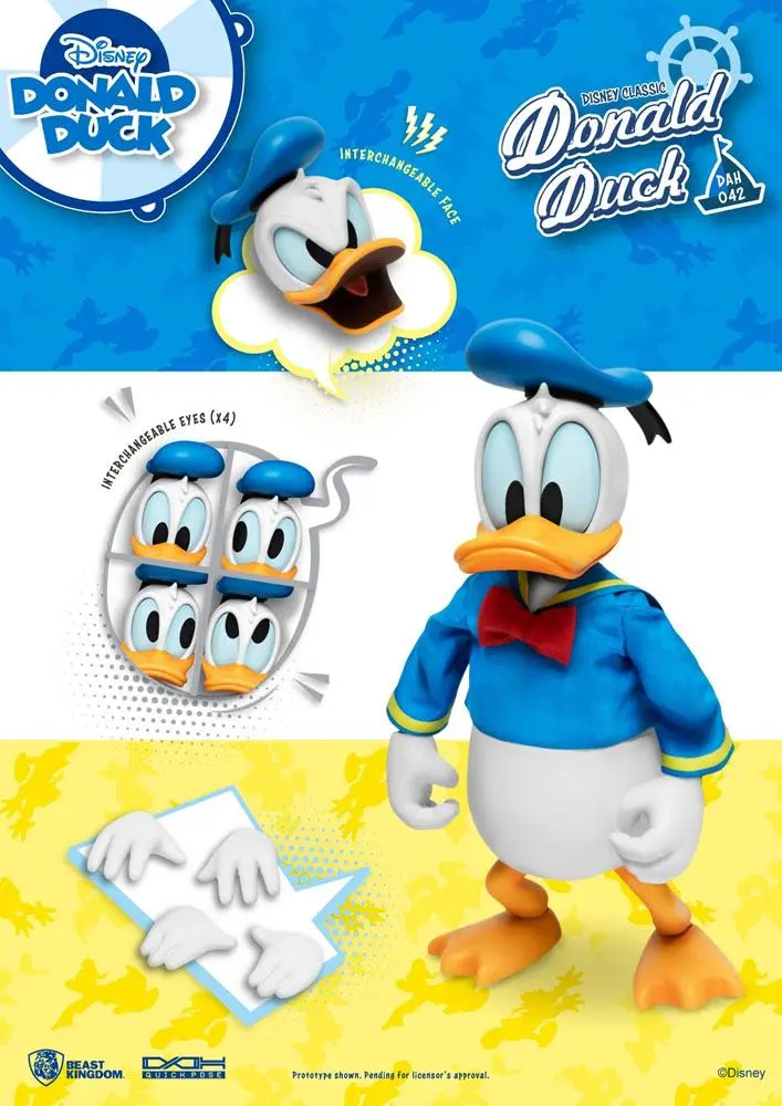 Disney Classic Dynamic 8ction Heroes akcija figura 1/9 Donald Duck Classic Version 16 cm fotografija proizvoda