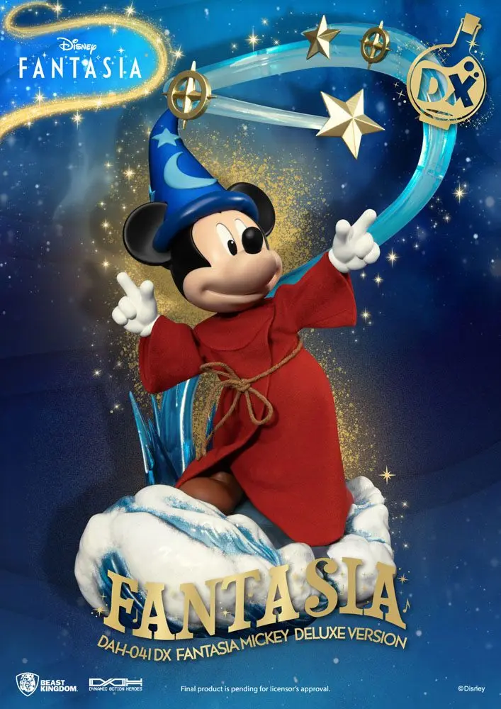 Disney Classic Dynamic 8ction Heroes akcijska figura 1/9 Mickey Fantasia Deluxe Version 21 cm fotografija proizvoda