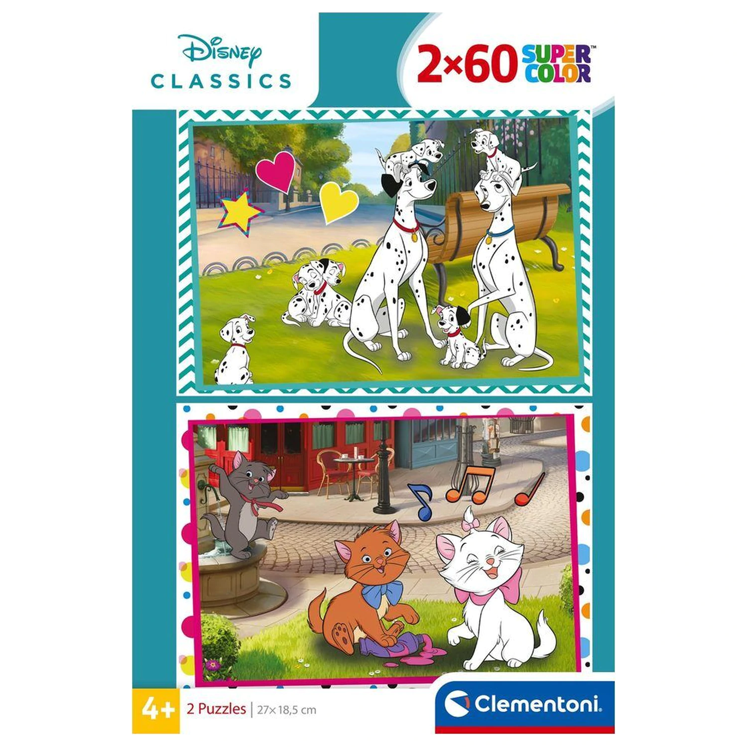 Disney Classic puzzle 2x60 dijelova fotografija proizvoda