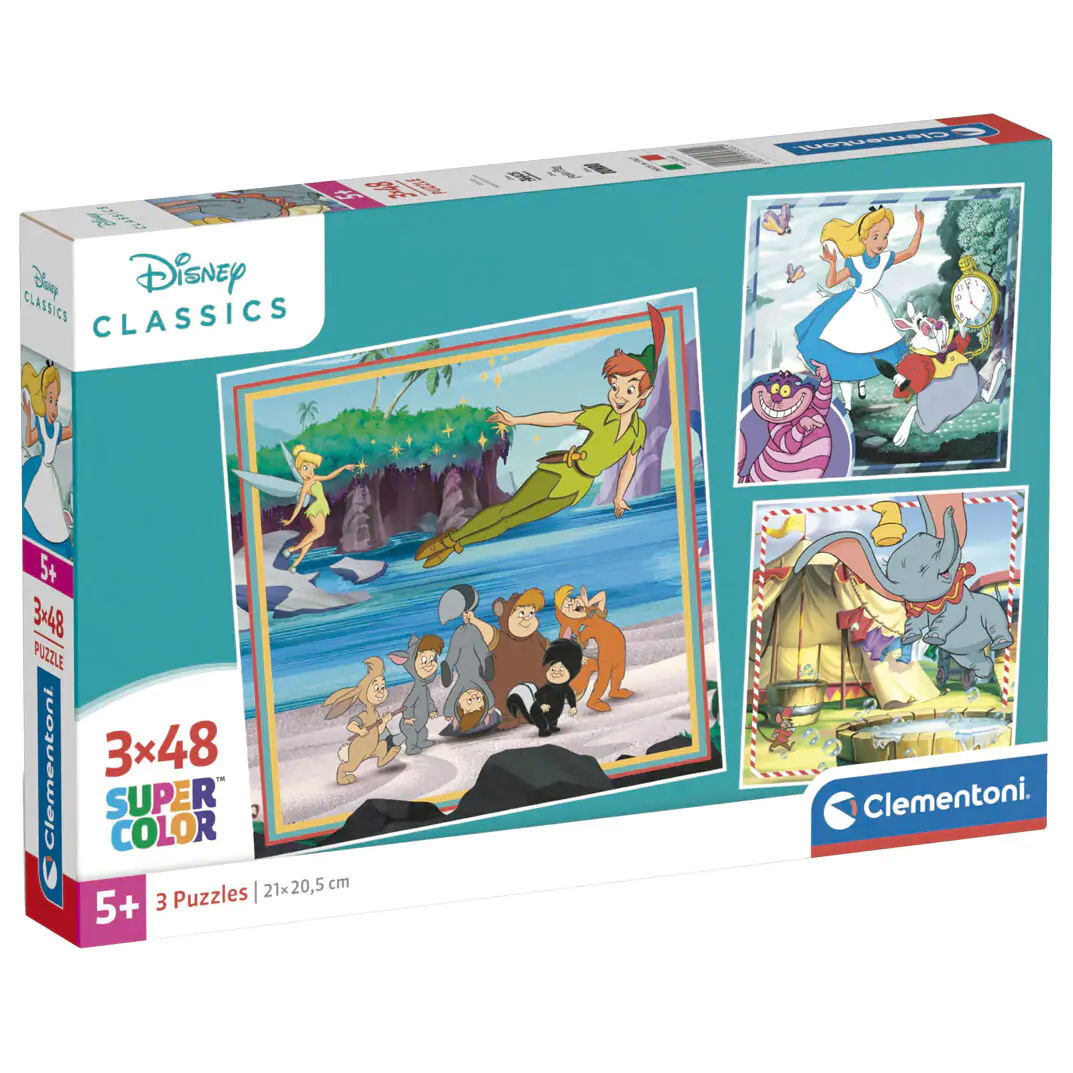 Disney Classics puzzle 3 x 48 komada fotografija proizvoda