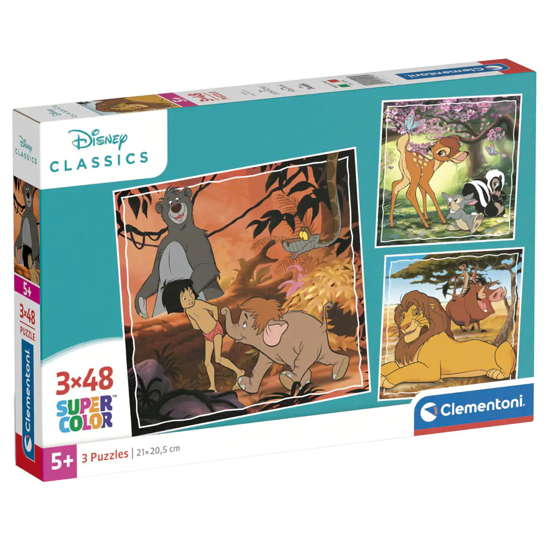 Disney Classics puzzle 3 x 48 komada fotografija proizvoda