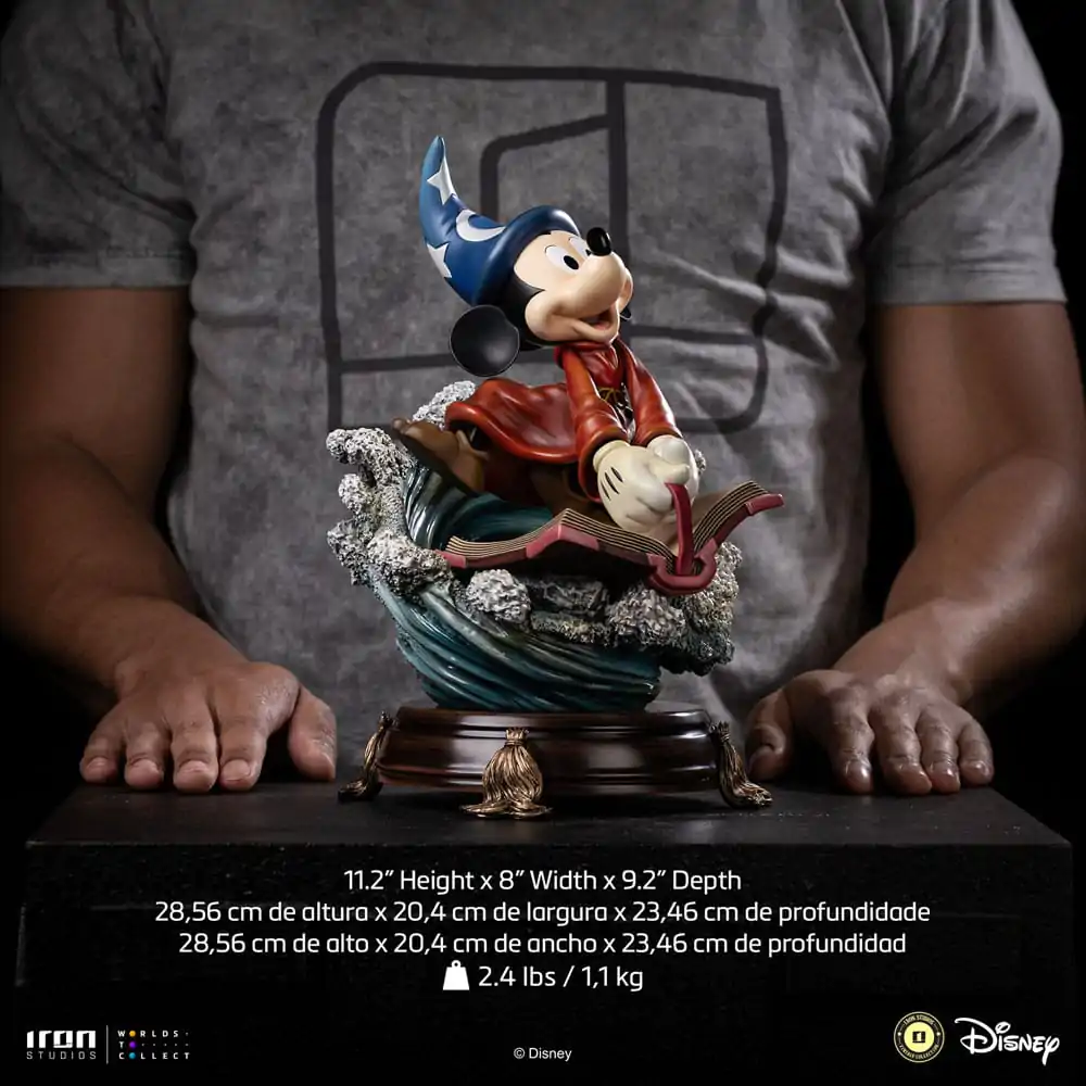 Disney Classics Vintage Collection Deluxe Art Scale Kip 1/10 Čarobnjak Mickey 28 cm fotografija proizvoda