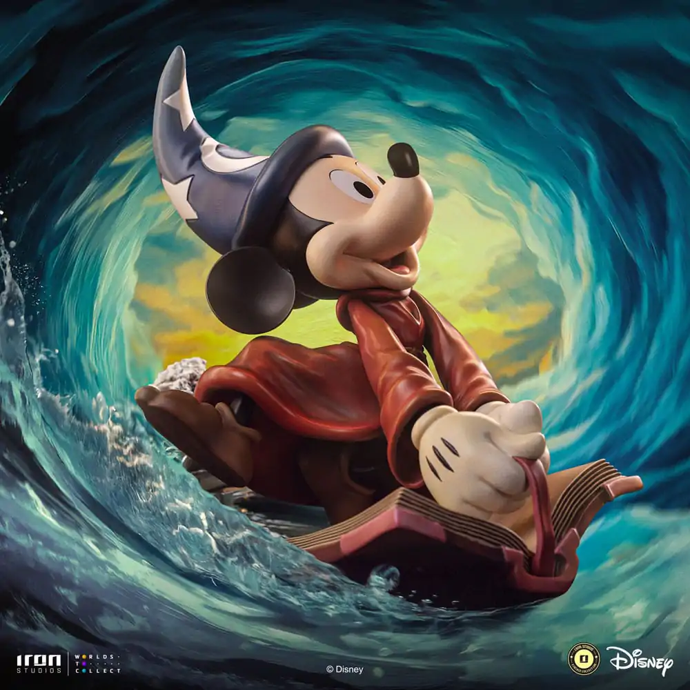 Disney Classics Vintage Collection Deluxe Art Scale Kip 1/10 Čarobnjak Mickey 28 cm fotografija proizvoda