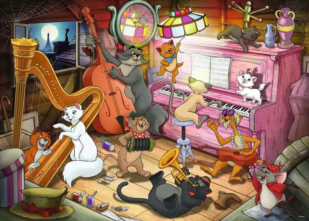 Disney Collector's Edition puzzle Aristocats (1000 dijelova) fotografija proizvoda