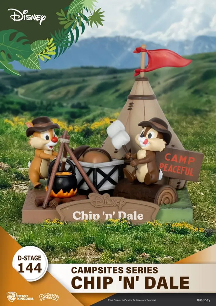 Disney D-Stage Campsite Series PVC diorama Chip & Dale 10 cm fotografija proizvoda