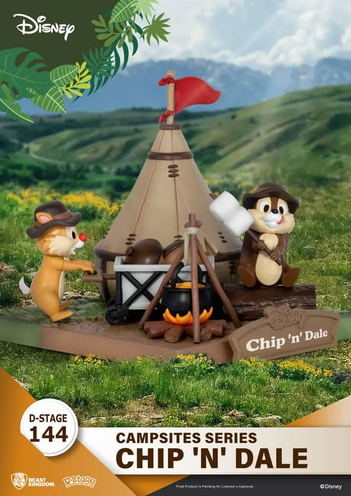 Disney D-Stage Campsite Series PVC diorama Chip & Dale 10 cm fotografija proizvoda