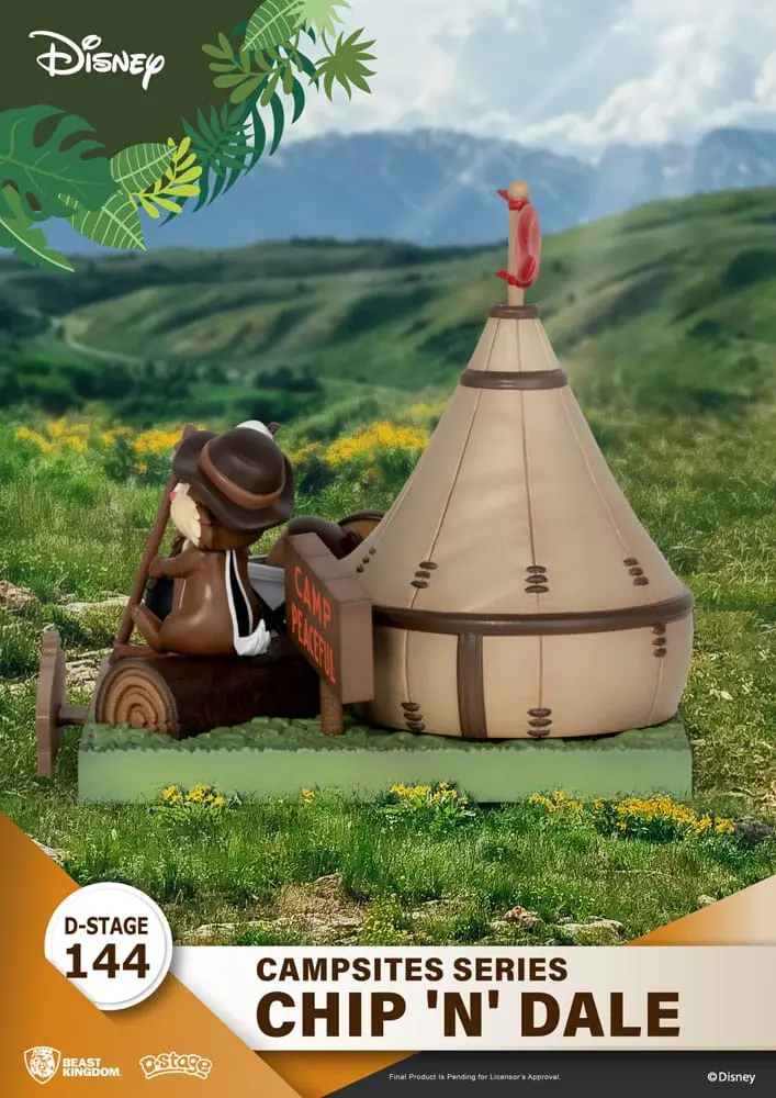 Disney D-Stage Campsite Series PVC diorama Chip & Dale 10 cm fotografija proizvoda