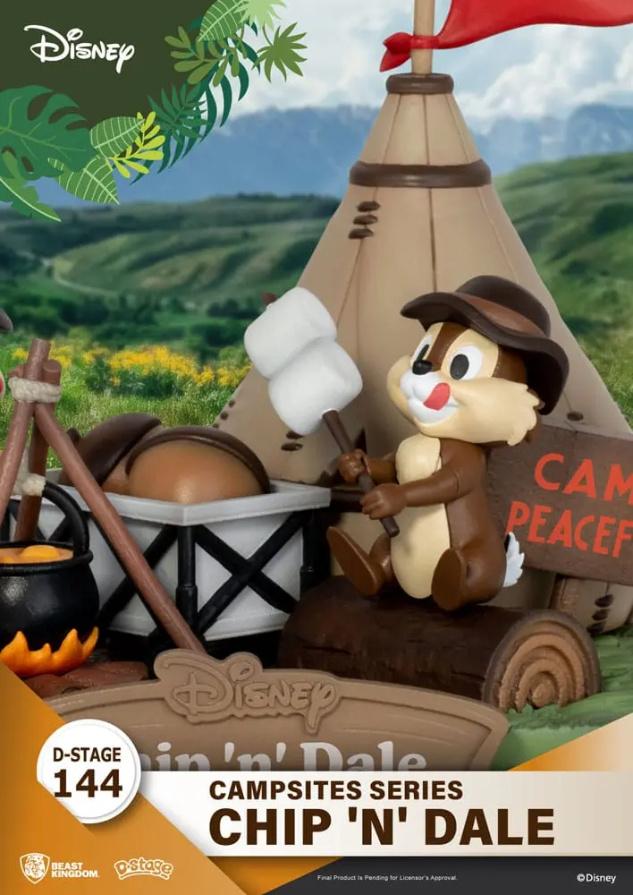 Disney D-Stage Campsite Series PVC diorama Chip & Dale 10 cm fotografija proizvoda