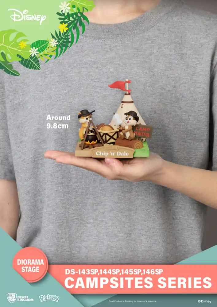 Disney D-Stage Campsite Series PVC diorama Chip &amp; Dale Special Edition 10 cm fotografija proizvoda