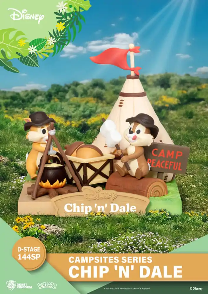 Disney D-Stage Campsite Series PVC diorama Chip &amp; Dale Special Edition 10 cm fotografija proizvoda