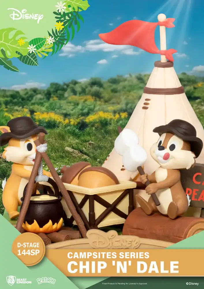 Disney D-Stage Campsite Series PVC diorama Chip &amp; Dale Special Edition 10 cm fotografija proizvoda