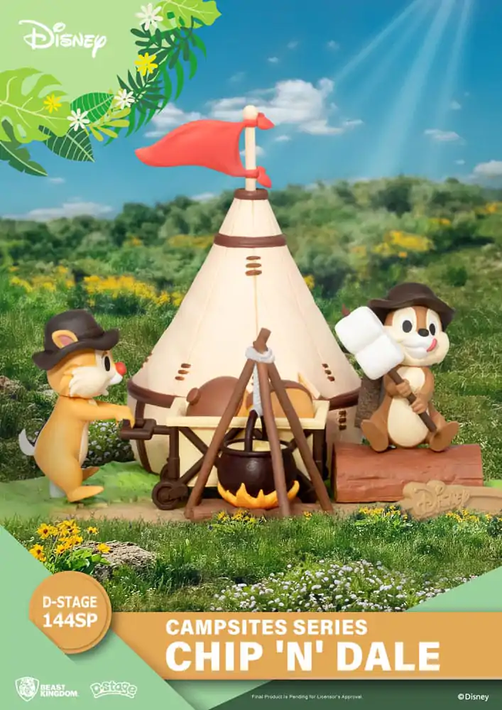 Disney D-Stage Campsite Series PVC diorama Chip &amp; Dale Special Edition 10 cm fotografija proizvoda