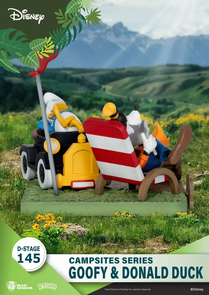 Disney D-Stage Campsite Series PVC Diorama Goofy & Donald Duck 10 cm fotografija proizvoda