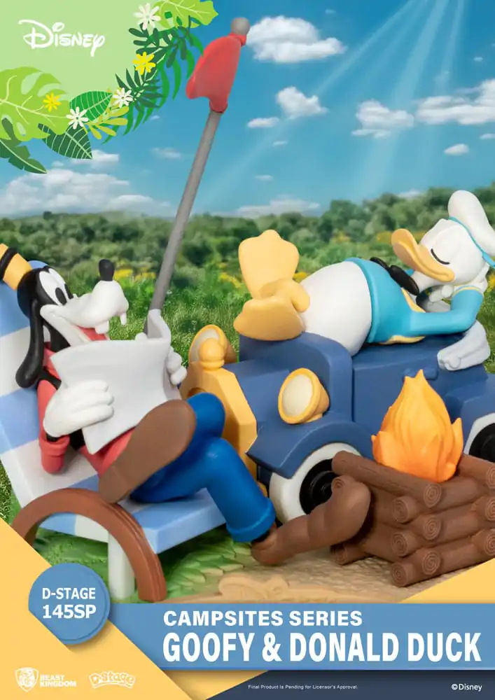 Disney D-Stage Campsite Series PVC diorama Goofy & Donald Duck Special Edition 10 cm fotografija proizvoda