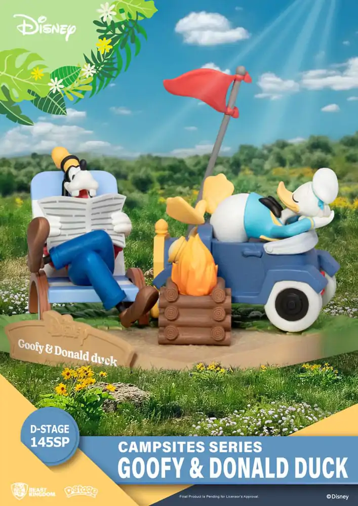 Disney D-Stage Campsite Series PVC diorama Goofy & Donald Duck Special Edition 10 cm fotografija proizvoda