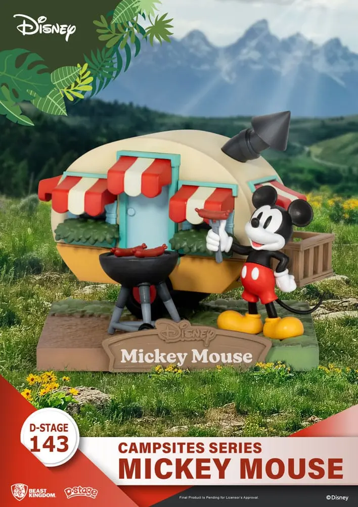 Disney D-Stage Campsite Series PVC Diorama Mickey Mouse 10 cm fotografija proizvoda