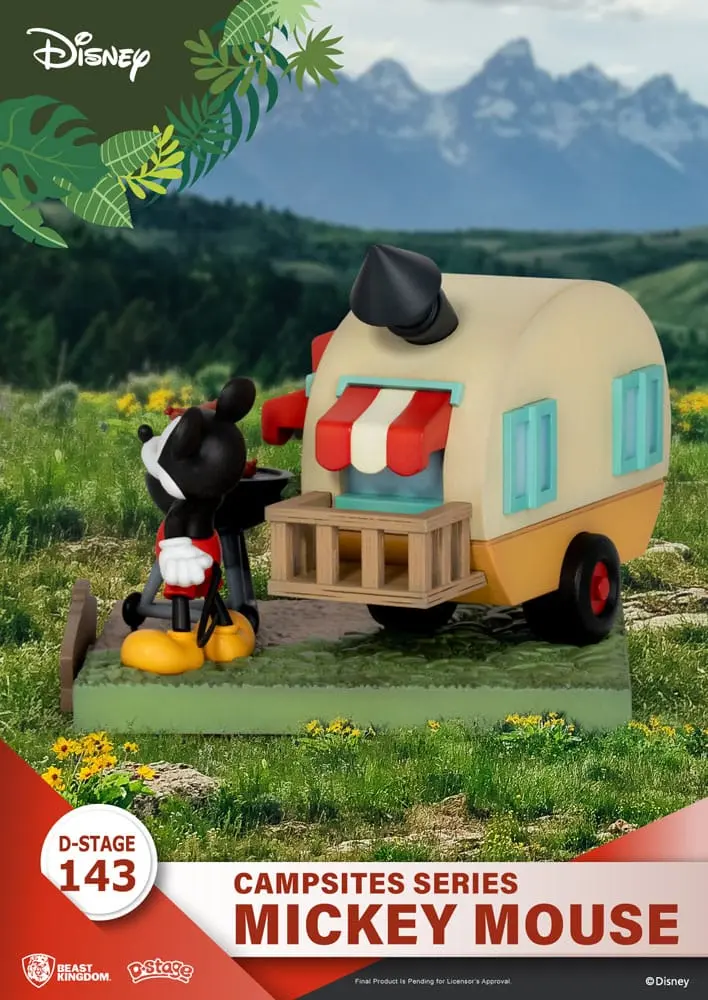 Disney D-Stage Campsite Series PVC Diorama Mickey Mouse 10 cm fotografija proizvoda