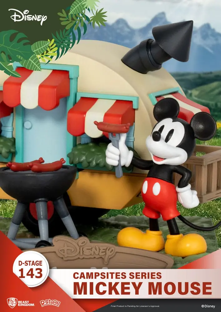 Disney D-Stage Campsite Series PVC Diorama Mickey Mouse 10 cm fotografija proizvoda