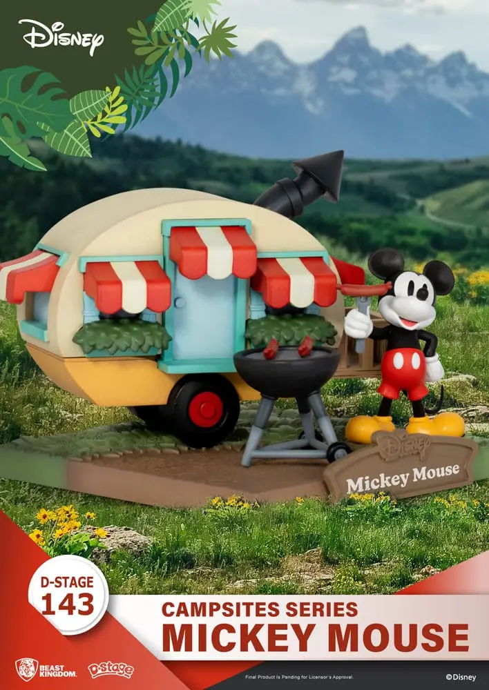Disney D-Stage Campsite Series PVC Diorama Mickey Mouse 10 cm fotografija proizvoda