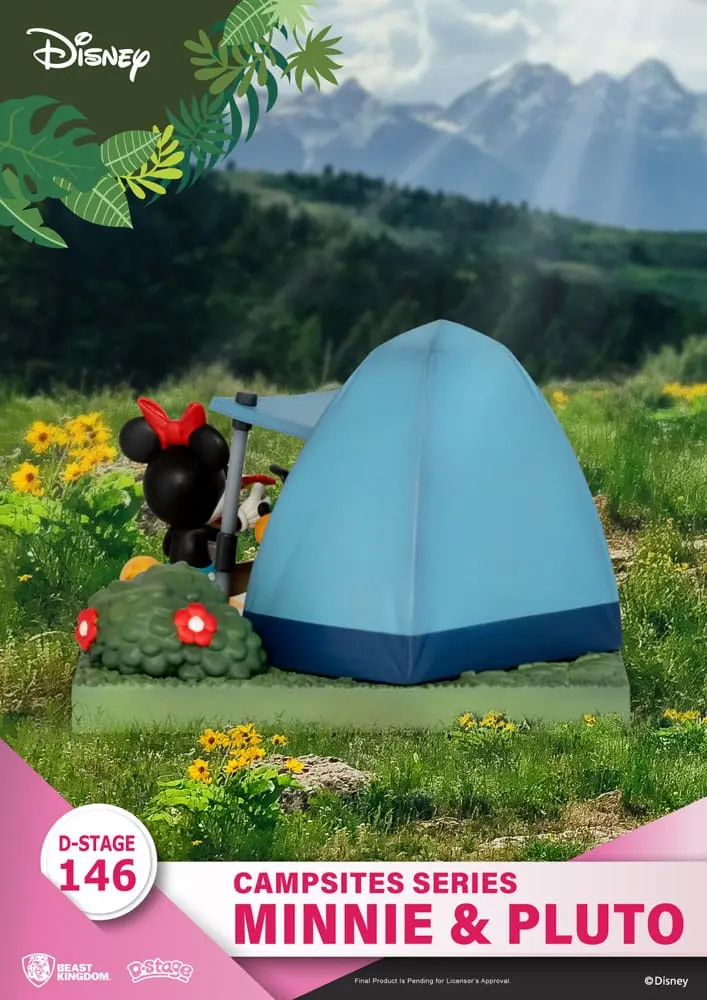 Disney D-Stage Campsite Series PVC Diorama Mini &amp; Pluto 10 cm fotografija proizvoda