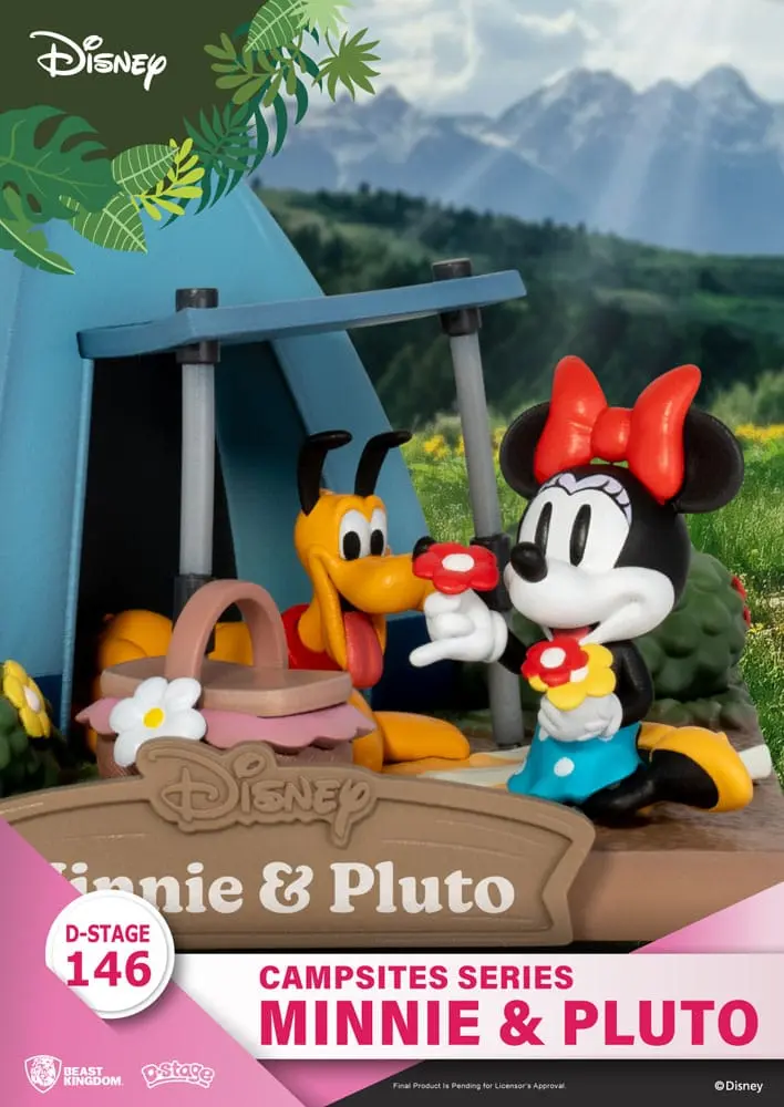 Disney D-Stage Campsite Series PVC Diorama Mini &amp; Pluto 10 cm fotografija proizvoda