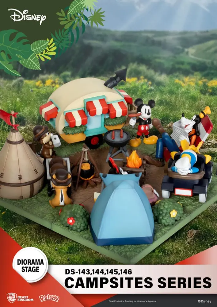 Disney D-Stage Campsite Series PVC Diorama Mini &amp; Pluto 10 cm fotografija proizvoda