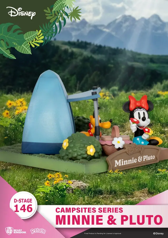 Disney D-Stage Campsite Series PVC Diorama Mini &amp; Pluto 10 cm fotografija proizvoda