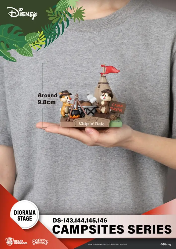 Disney D-Stage Campsite Series PVC Diorama Mini &amp; Pluto 10 cm fotografija proizvoda