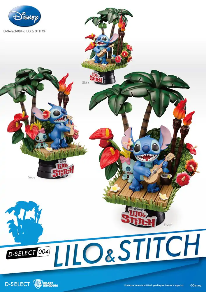 Disney D-Stage PVC Diorama Stitch 14 cm fotografija proizvoda