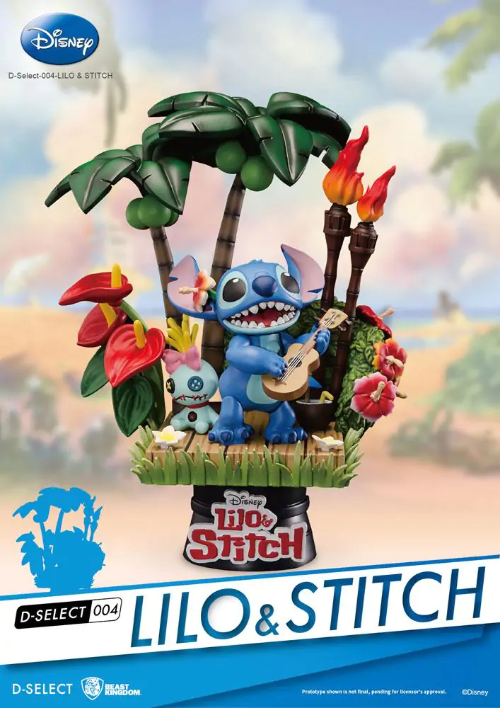 Disney D-Stage PVC Diorama Stitch 14 cm fotografija proizvoda
