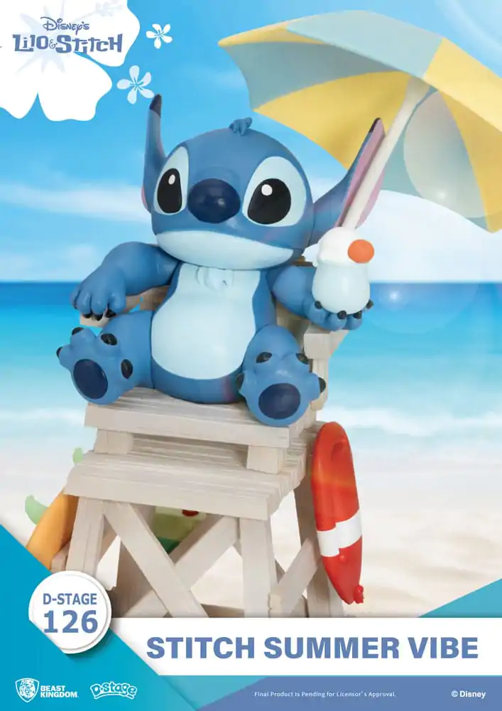 Disney D-Stage PVC Diorama Stitch Summer Vibe 16 cm fotografija proizvoda