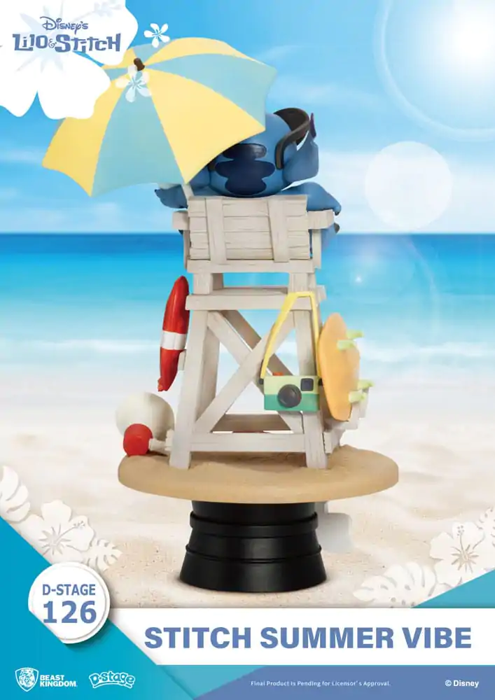 Disney D-Stage PVC Diorama Stitch Summer Vibe 16 cm fotografija proizvoda