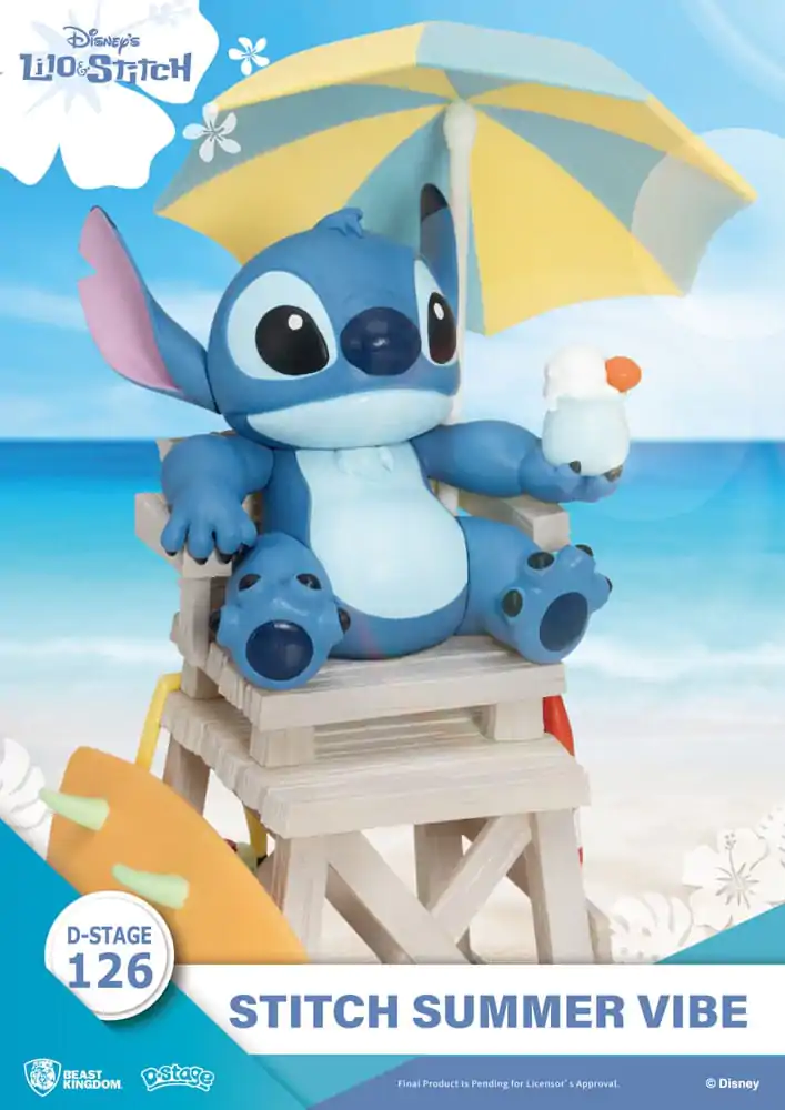 Disney D-Stage PVC Diorama Stitch Summer Vibe 16 cm fotografija proizvoda