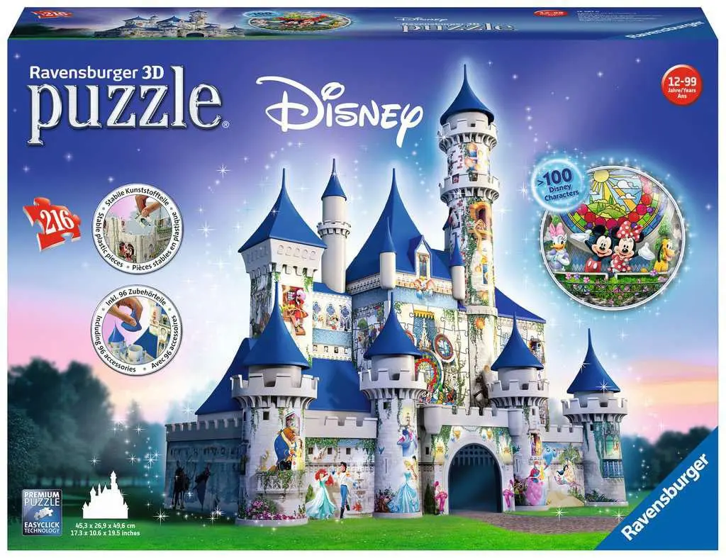 Disney 3D Puzzle Disney Castle (216 dijelova) fotografija proizvoda