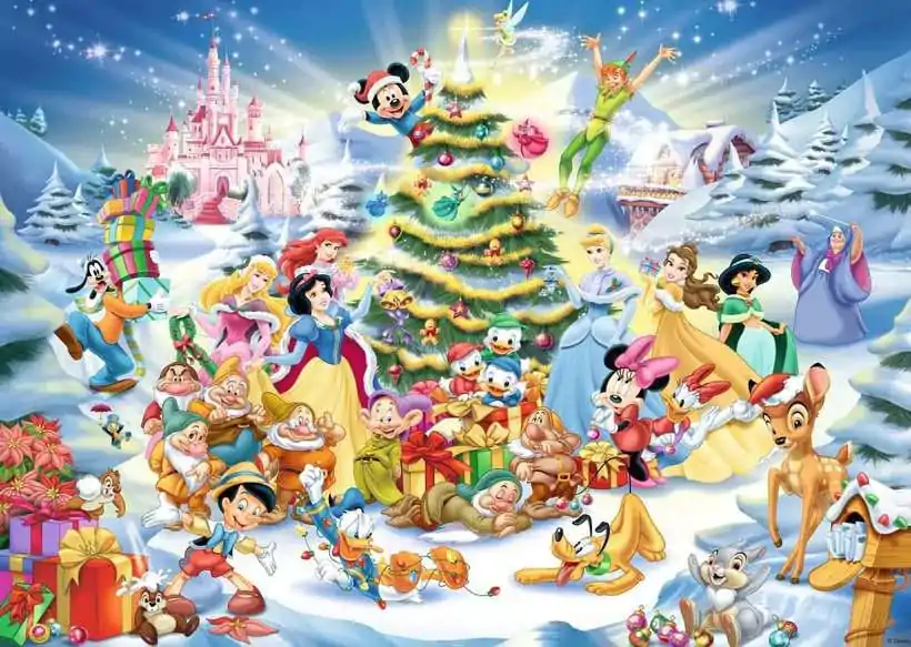 Disney Jigsaw Puzzle Disney's Christmas (1000 dijelova) fotografija proizvoda