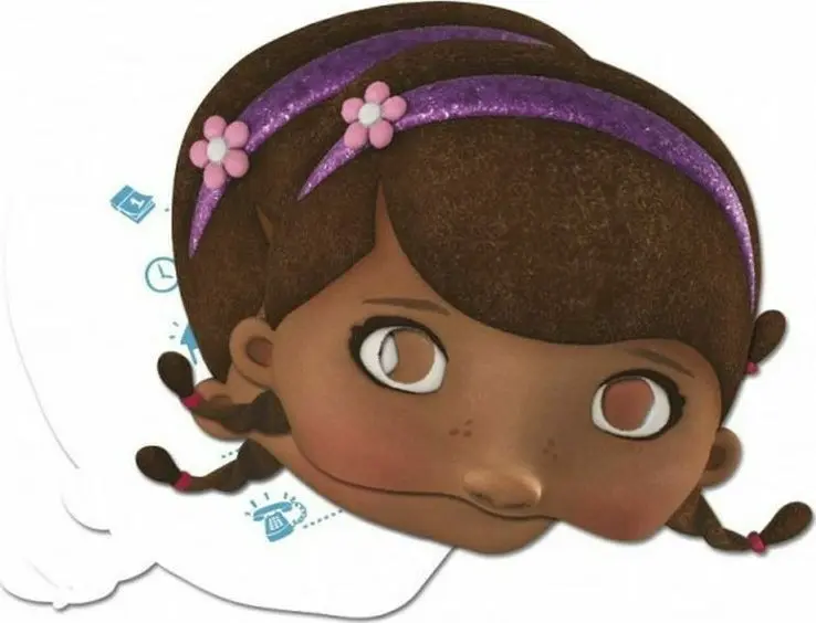Disney Doc McStuffins 2-u-1 pozivnica i maska, pakiranje od 4 komada fotografija proizvoda