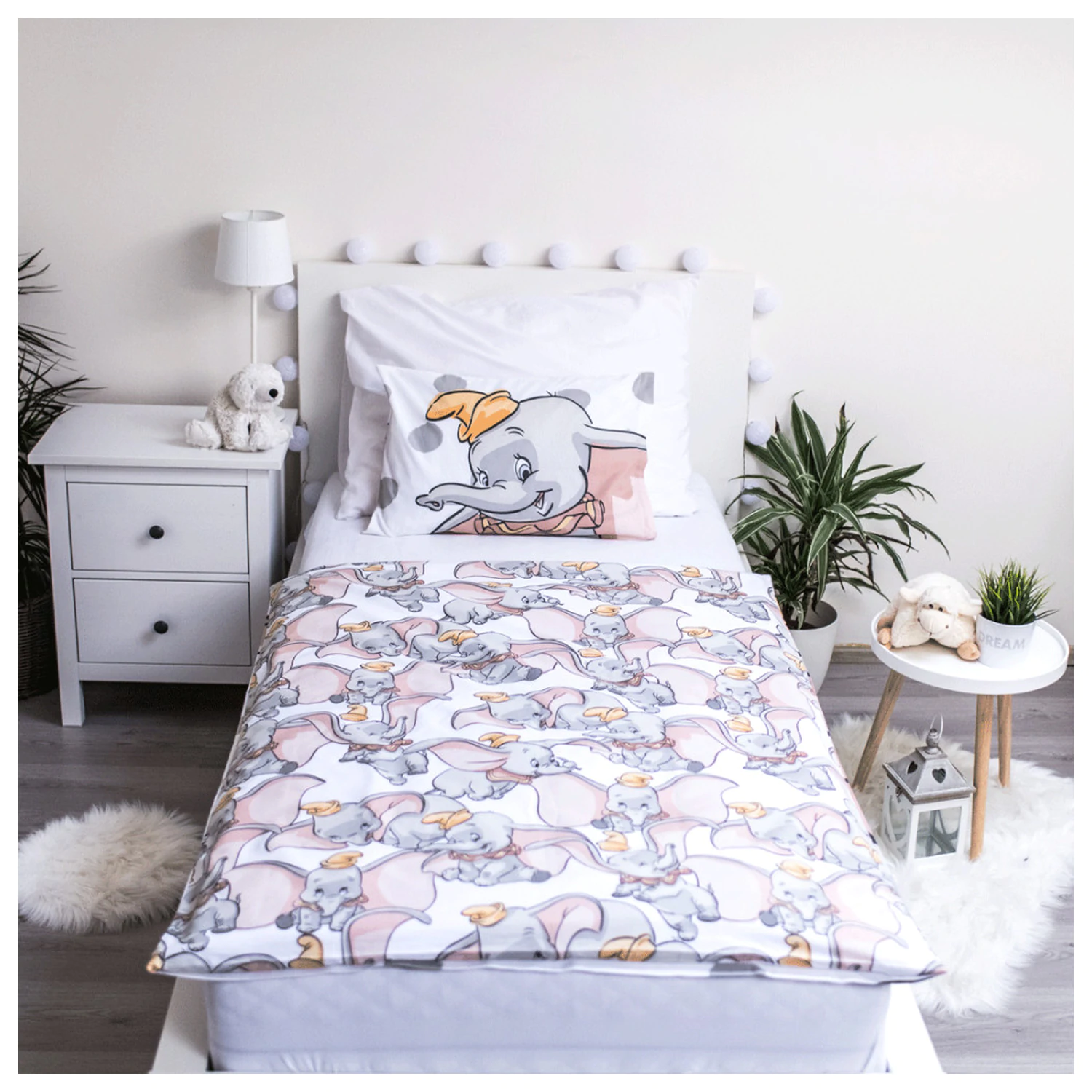 Disney Dumbo Dots Navlaka za poplun za malu djecu fotografija proizvoda
