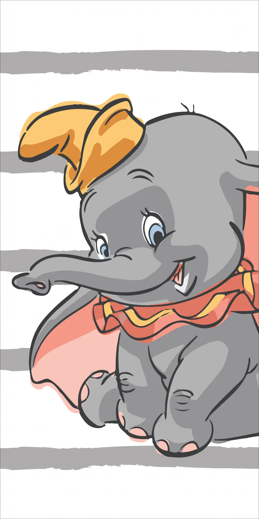 Disney Dumbo ručnik za kupanje, ručnik za plažu Stripe 70*140cm fotografija proizvoda