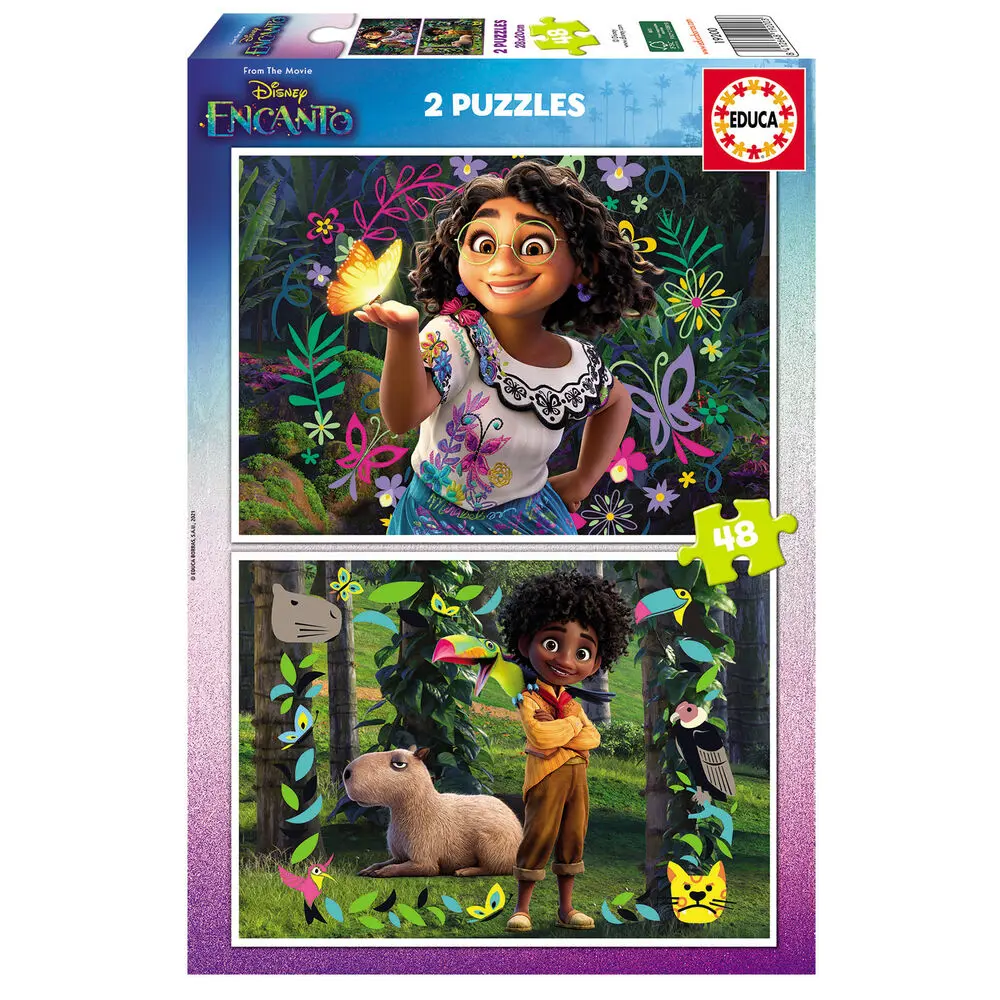 Disney Encanto puzzle 2 x 48 komada fotografija proizvoda