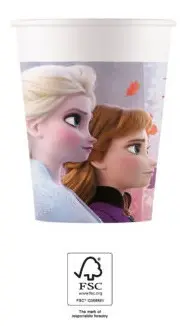 Disney Frozen II, Frozen papirnate čaše 8 komada 200 ml FSC fotografija proizvoda