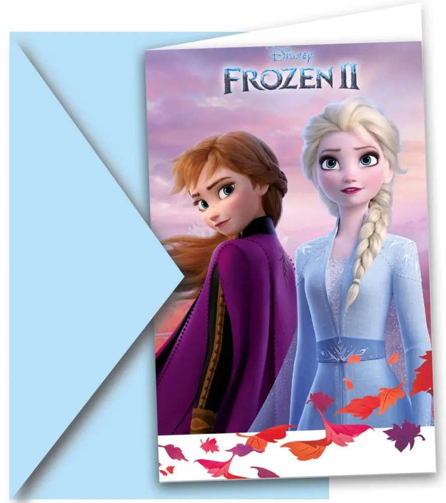Disney Frozen II, Pozivnica za Frozen zabavu 6 komada fotografija proizvoda