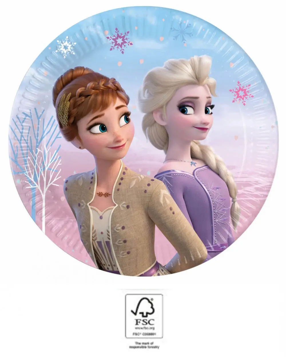 Disney Frozen II Wind Spirit, Disney Frozen II Papirnati tanjuri 8 komada 20 cm FSC fotografija proizvoda