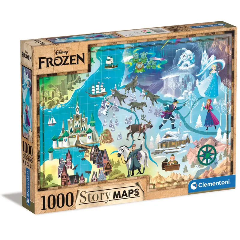 Disney Story Maps Puzzle Frozen (1000 dijelova) fotografija proizvoda