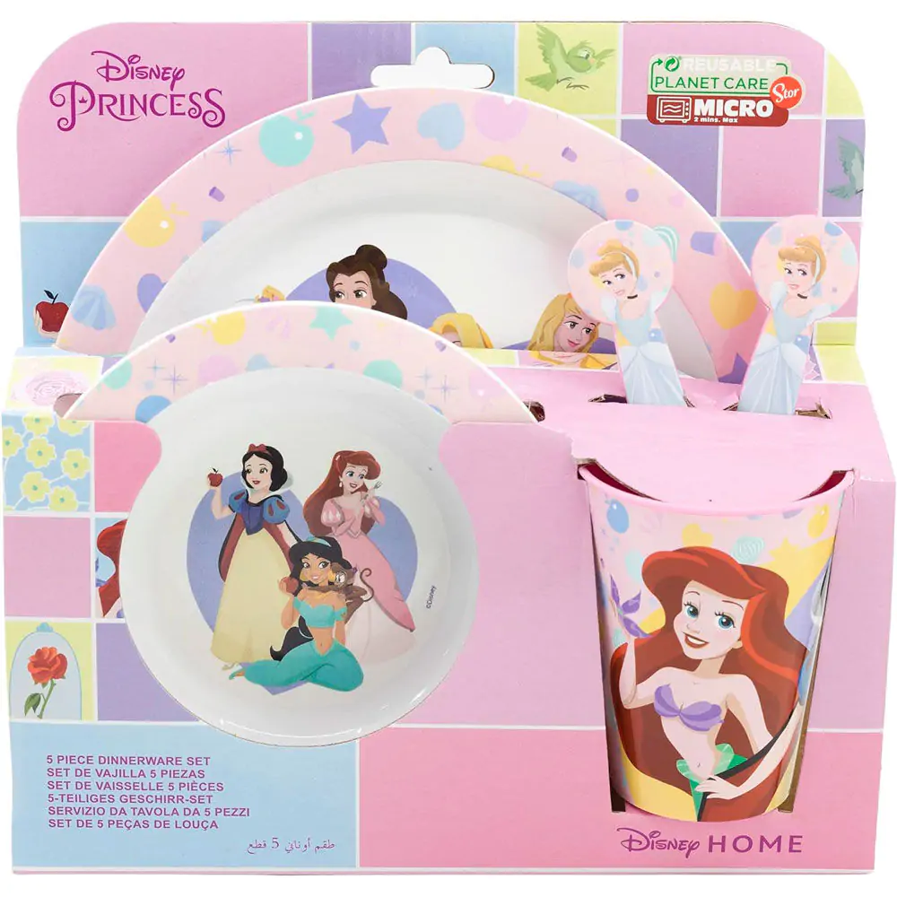 Disney Princess 5-dijelni set posuđa fotografija proizvoda