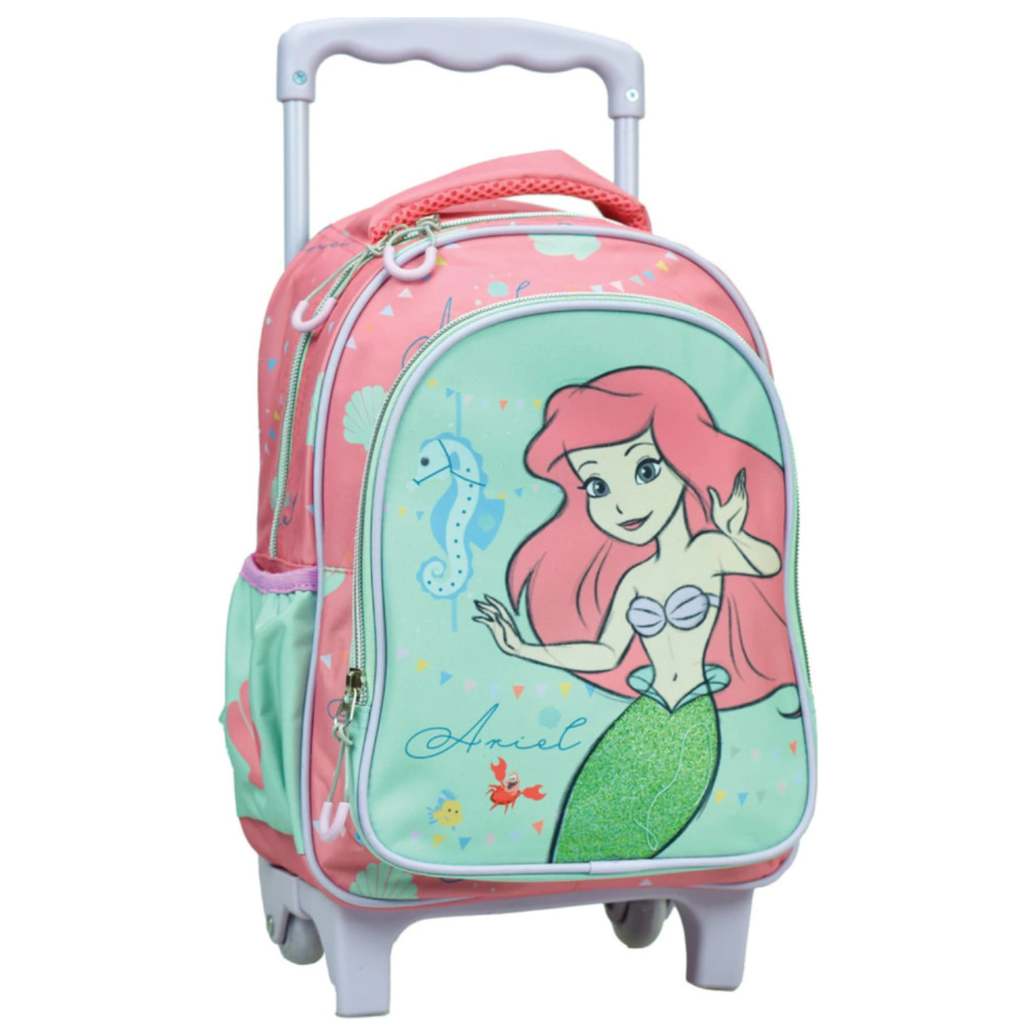 Disney Princesses Ariel Školska torba na kotačiće za predškolce, torba 30 cm fotografija proizvoda