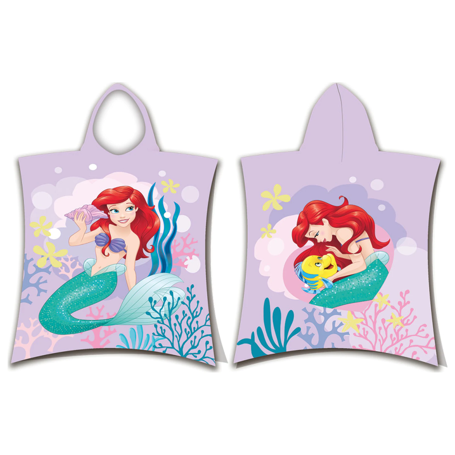 Disney Princess Ariel ružičasti ručnik pončo fotografija proizvoda