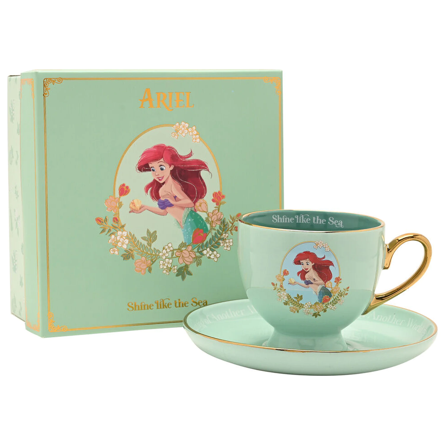 Disney Princess Ariel šalica za čaj i tanjurić fotografija proizvoda