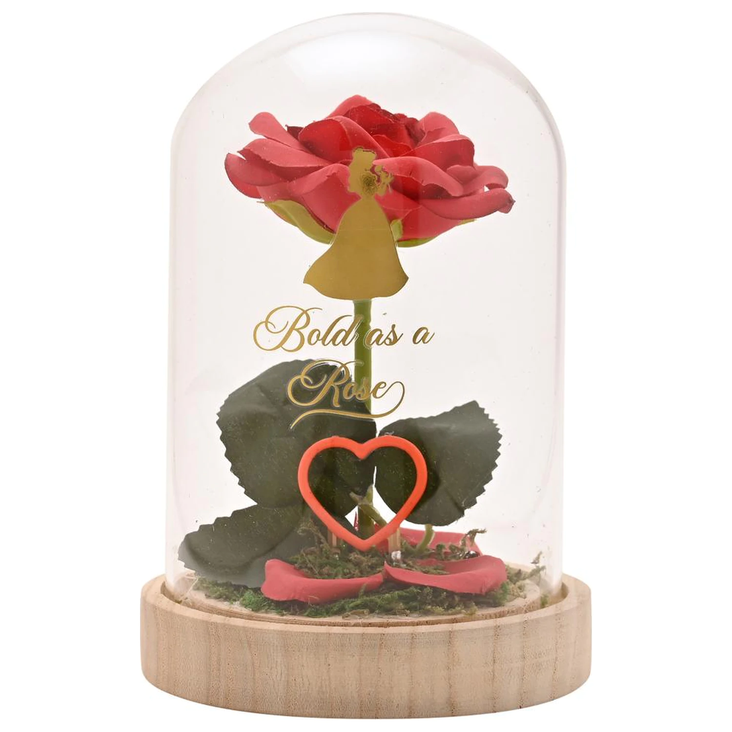 Disney Princess Belle cvjetna cloche lampa s neonskim svjetlom fotografija proizvoda