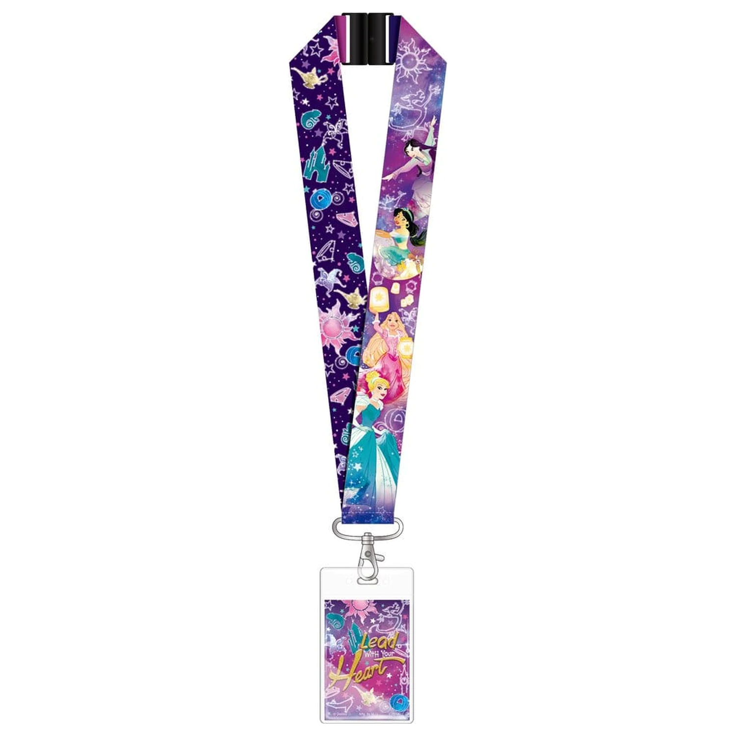 Disney Princess Deluxe Lanyard s držačem kartice Lead with your heart fotografija proizvoda
