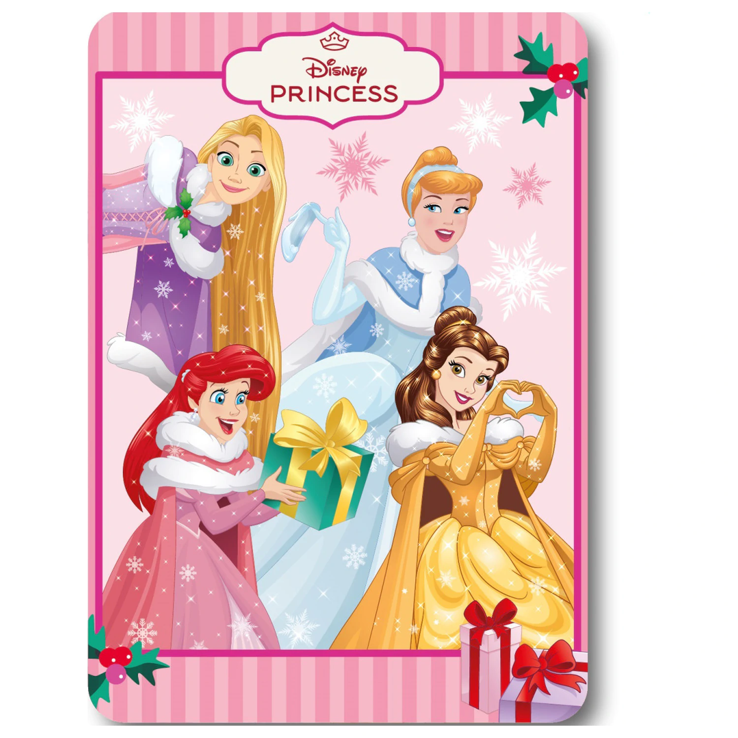 Disney Princess Festive Fairy Christmas  pokrivač od flisa fotografija proizvoda